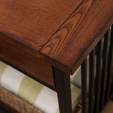 Leick Home Mission Slats Nightstand