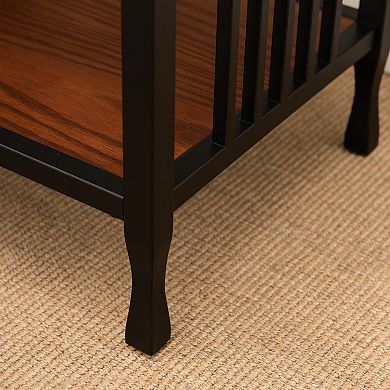 Leick Home Mission Slats Nightstand