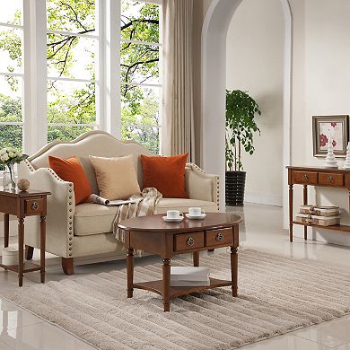 Leick Furniture Coastal Narrow Chairside End Table