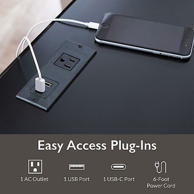 Leick Furniture Charging Station Nightstand