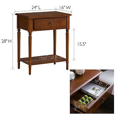 Leick Furniture Charging Station Nightstand