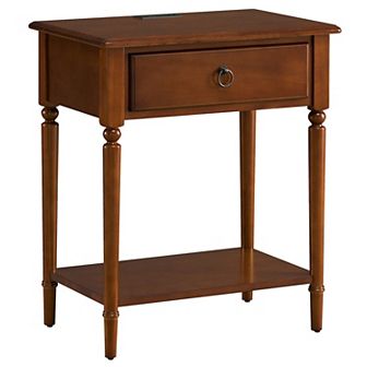 Leick Furniture Charging Station Nightstand