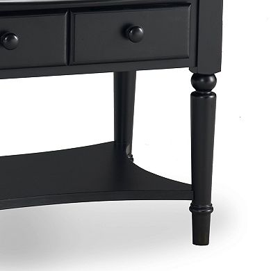 Leick Home Coastal Oval Coffee Table