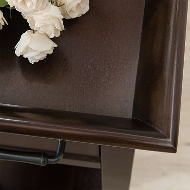 Leick Home Tray Edge Chairside End Table