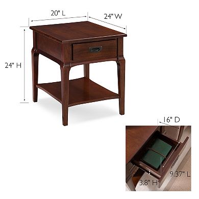 Leick Furniture Stratus One Drawer End Table