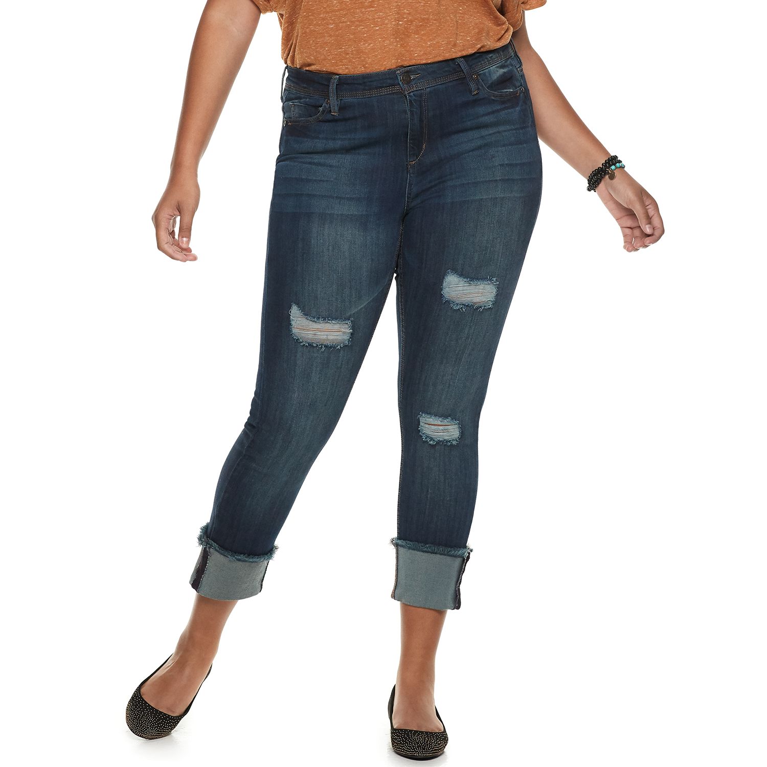 kohls plus size skinny jeans