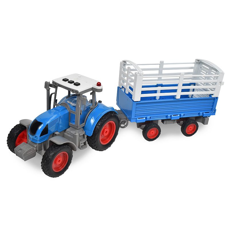 UPC 818929018279 product image for Maxx Action Tractor and Trailer, Multicolor | upcitemdb.com