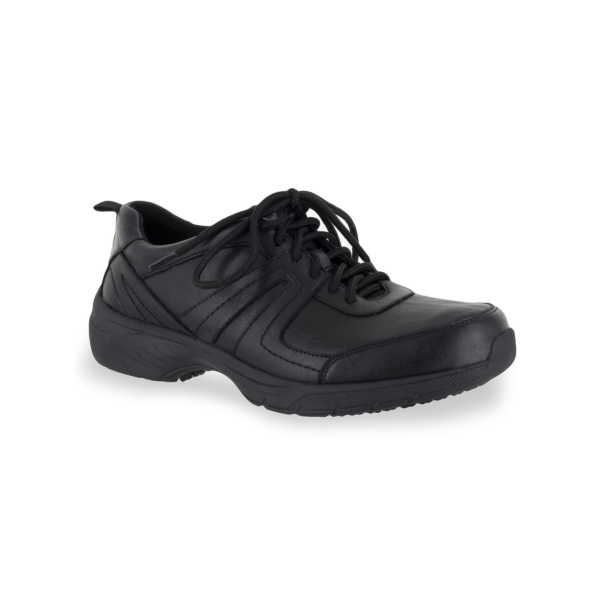 Easy Works by Easy Street Paprika Womens Work Shoes, Size: 6 Wide, Black