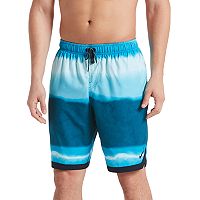 Nike Men's Optic Halo Horizon 9-inch Volley Swim Trunks