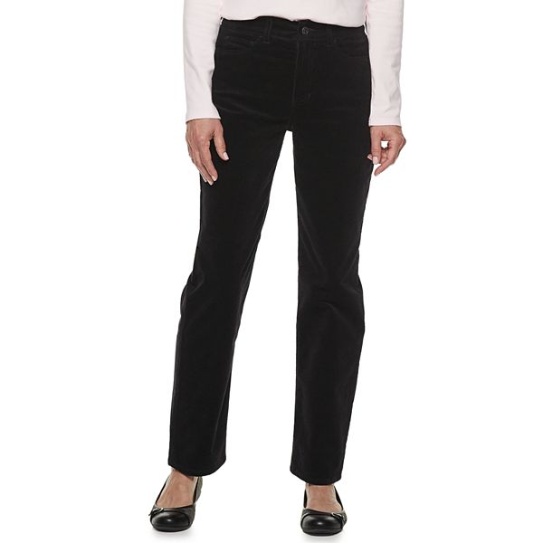 Women's Croft & Barrow® Comfort Waist Straight-Leg Corduroy Pants