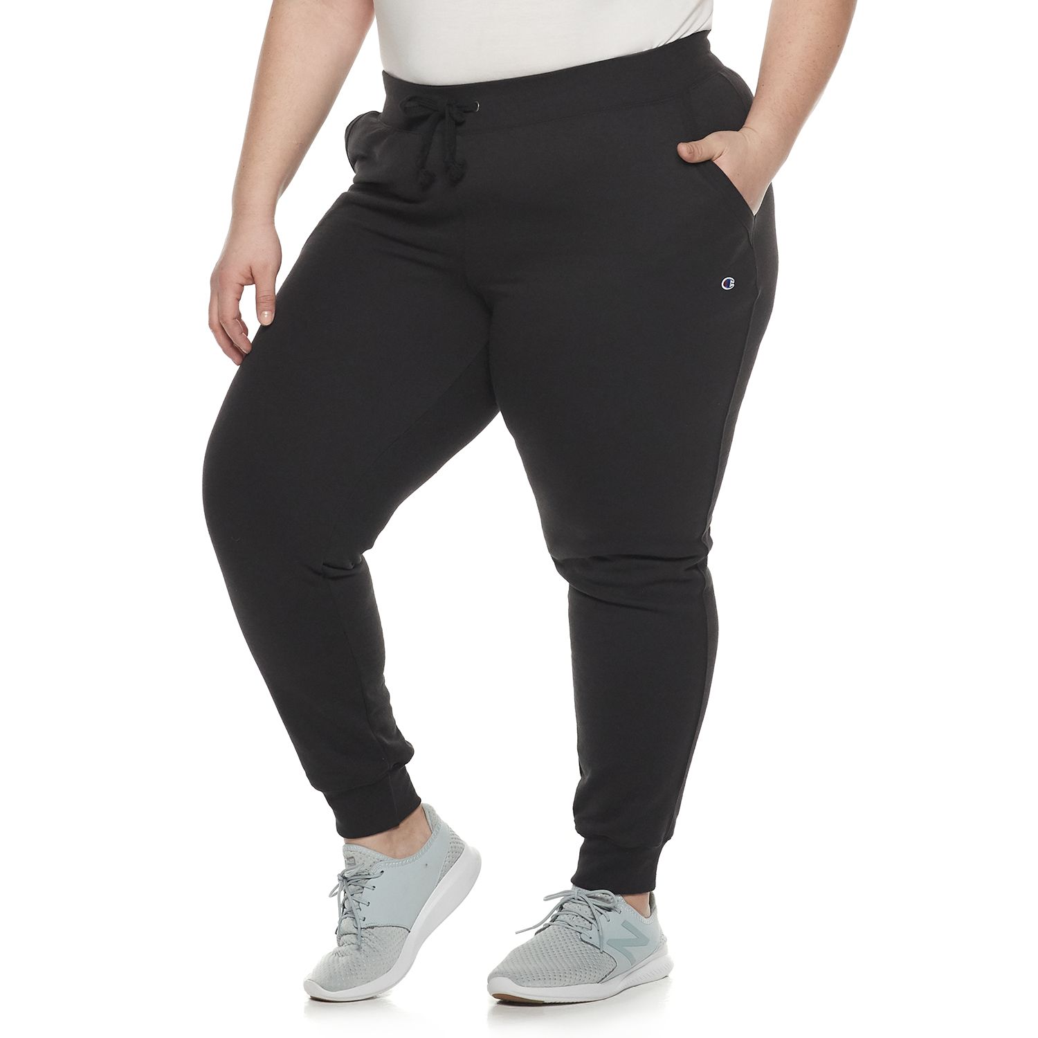 champion plus size joggers