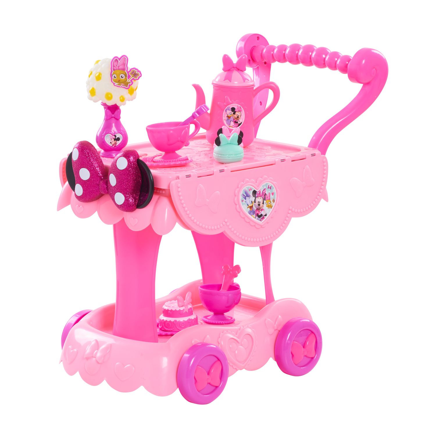 minnie happy helpers bowtique shopping cart pink