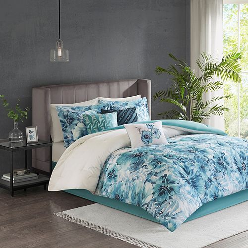 Madison Park Adella 7-piece Printed Comforter Set