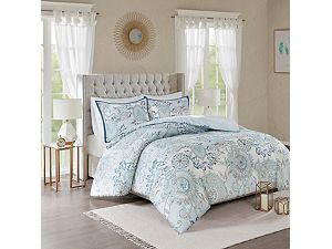 Madison Park Loleta 3 pc Reversible Duvet Cover Set with Shams