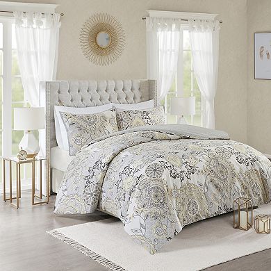 Madison Park Loleta 3-piece Reversible Duvet Cover Set