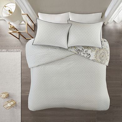 Madison Park Loleta 3-piece Reversible Duvet Cover Set