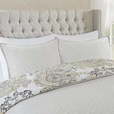 Madison Park Loleta 3-piece Reversible Duvet Cover Set