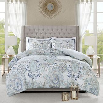 Madison Park Loleta 3 pc Reversible Duvet Cover Set with Shams