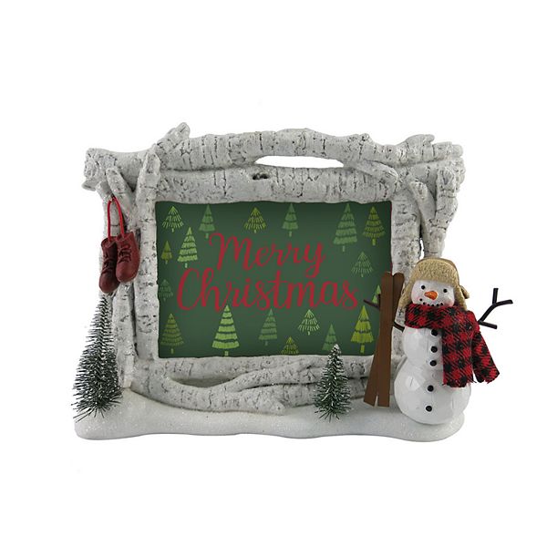 St Nicholas Square 2022 4 X 6 Snowman Christmas Frame St. Nicholas Square® Snowman 4" X 6" Christmas Frame