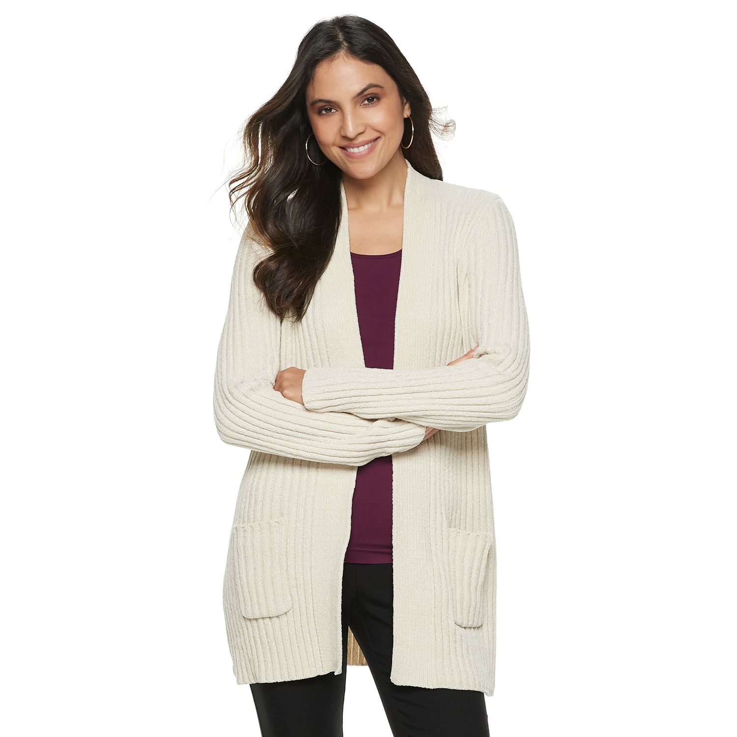 apt 9 chenille cardigan