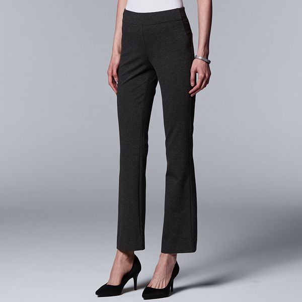 Simply Vera Wang Bootcut Pull-on Pants Slacks Size XL