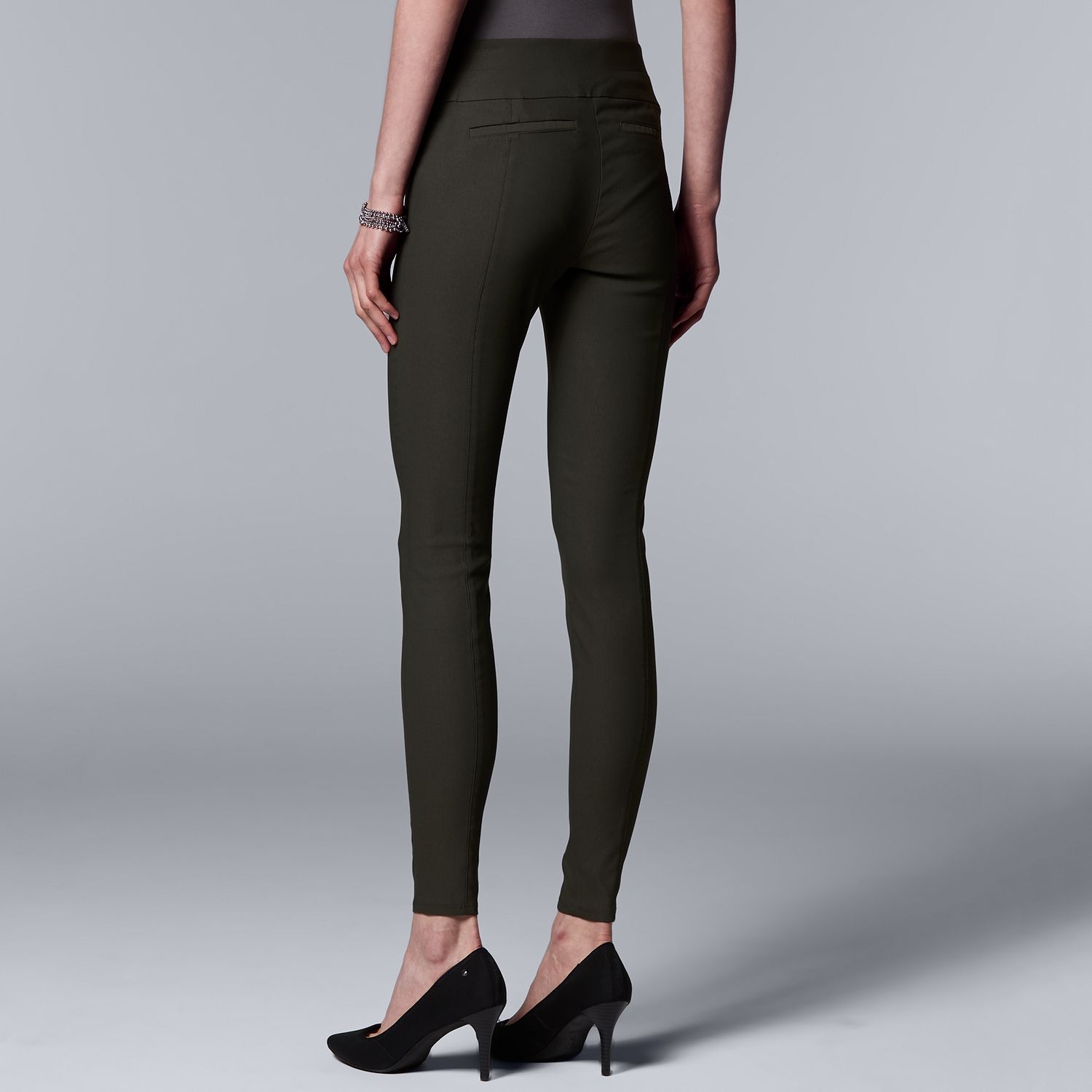 women's simply vera vera wang everyday luxury ultra stretch skinny pants