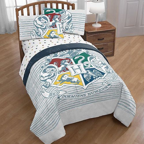 Harry Potter Hogwarts Houses Twin Full Comforter
