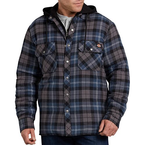 dickies quilted plaid jacket