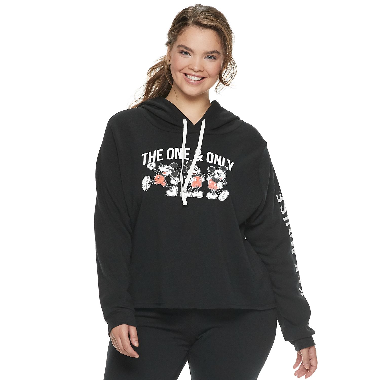 plus size mickey mouse hoodie