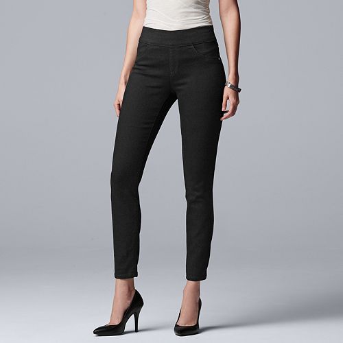 Women's Simply Vera Vera Wang Everyday Luxury Pull-On Jeggings