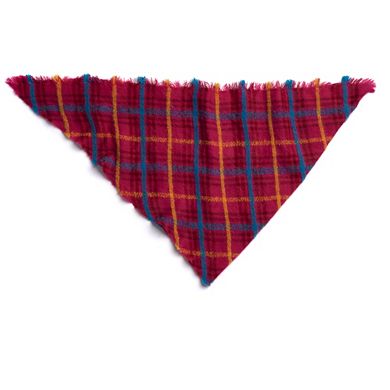 Women's Candie's® Boucle Plaid Triangle Scarf