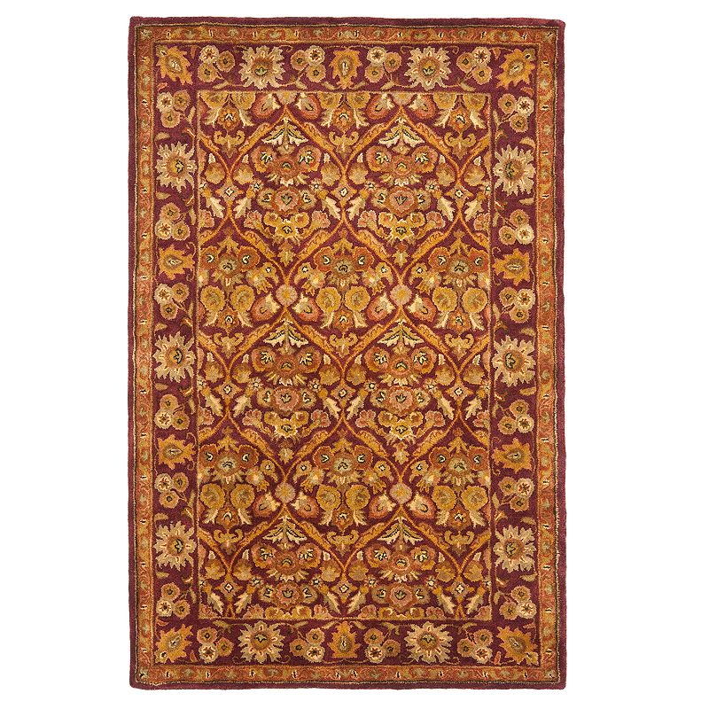 Safavieh Antiquity Becky Rug, Red, 6Ft Rnd