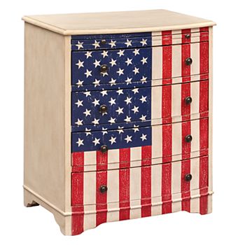 Pulaski American Flag 4 Drawer Dresser