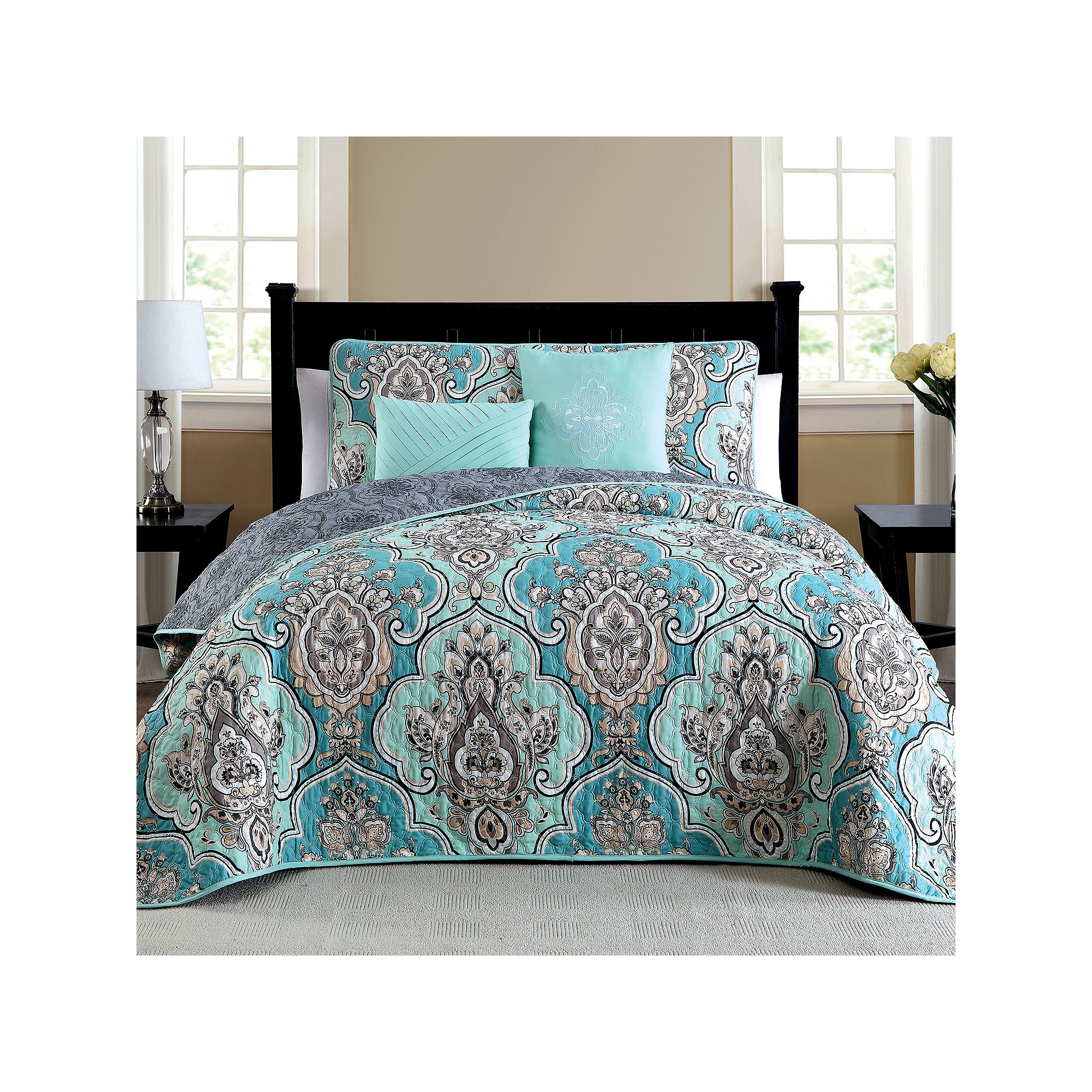 Avondale Manor Odette 5-piece Quilt Set, Blue