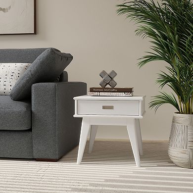 Simpli Home Draper Mid Century End Table