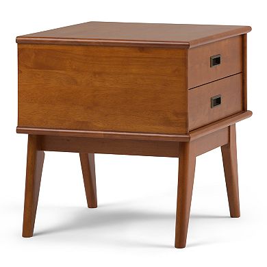 Simpli Home Draper Mid Century Side Table