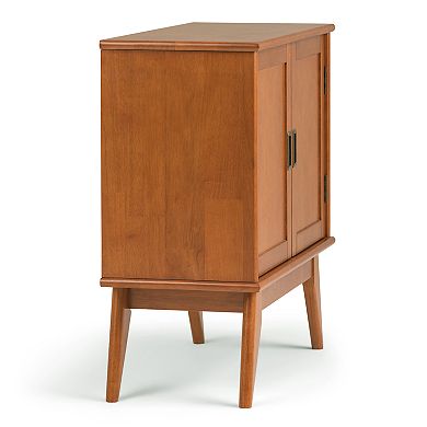 Simpli Home Draper Mid-Century Storage Cabinet