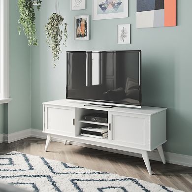 Simpli Home Draper Mid-Century TV Stand