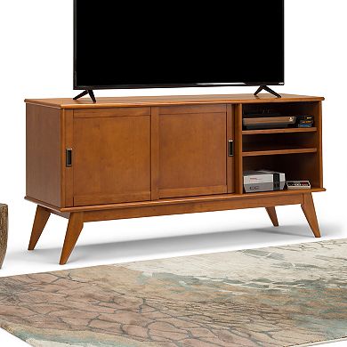 Simpli Home Draper Mid-Century Medium TV Stand