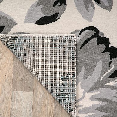 World Rug Gallery Newport Modern Floral Area Rug