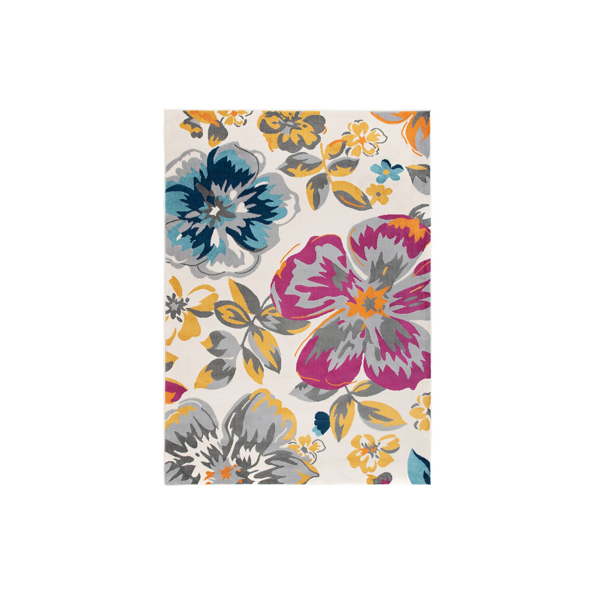 World Rug Gallery Newport Modern Floral Area Rug, Multi
