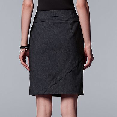 Women's Simply Vera Vera Wang Modern Seamed Pencil Skirt