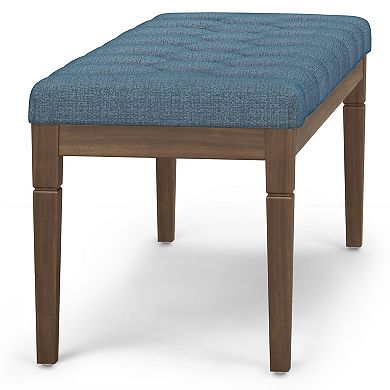 Simpli Home Waverly Tufted Ottoman Bench