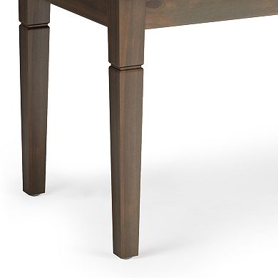 Simpli Home Waverly Tufted Ottoman Bench