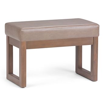 Simpli Home Milltown Contemporary Footrest Ottoman