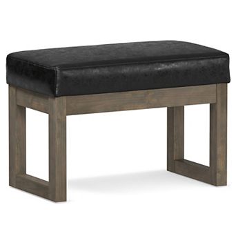 Simpli Home Milltown Contemporary Footrest Ottoman