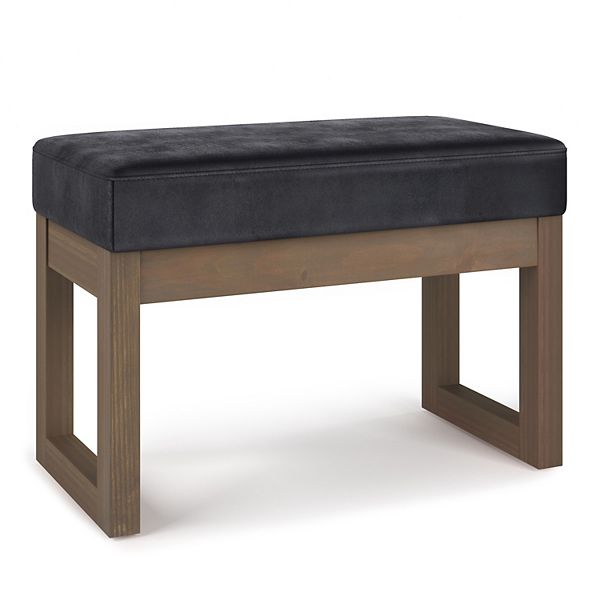 Simpli Home Milltown Contemporary Footrest Ottoman