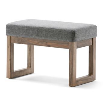 Simpli Home Milltown Contemporary Footrest Ottoman