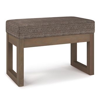 Simpli Home Milltown Contemporary Footrest Ottoman