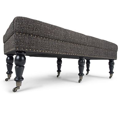 Simpli Home Henley Tufted Ottoman Bench